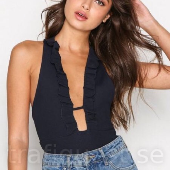 Topshop ribbed bodysuit - Picture 2 of 3